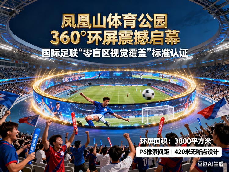 鳳凰山體育公園360°環屏幕后：成都LED顯示屏如何拿下國際賽事級標準